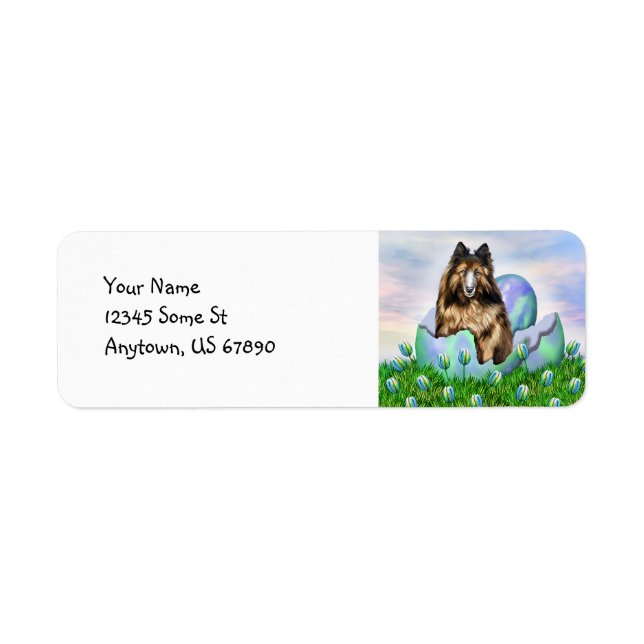 Belgian Tervuren Easter Labels (Front)