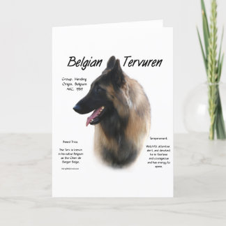 Belgian Tervuren Meet the Breed Holiday Card