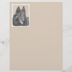 Belgian Tervuren Painting - Cute Original Dog Art