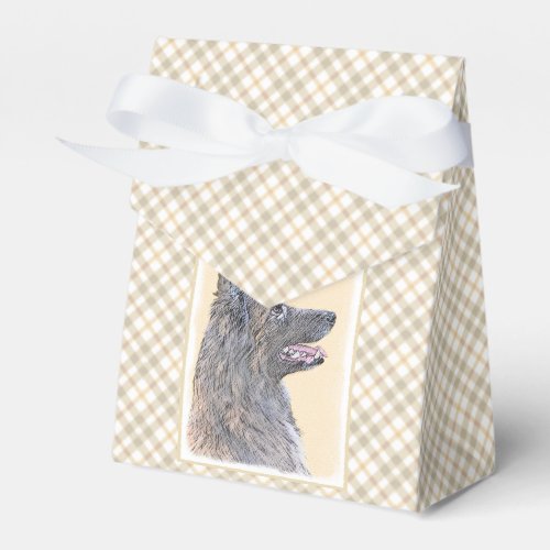 Belgian Tervuren Painting _ Cute Original Dog Art Favor Boxes