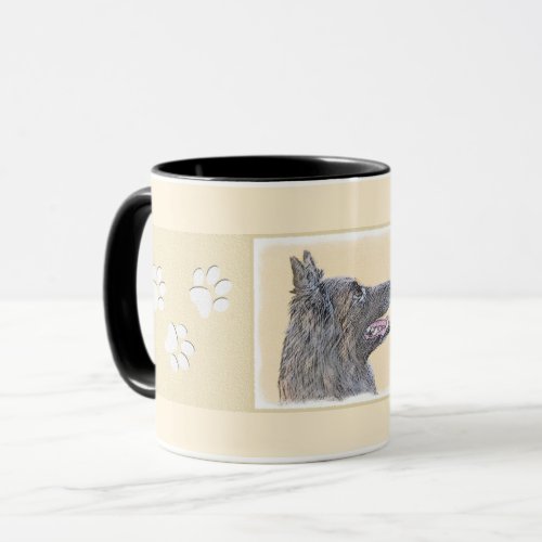 Belgian Tervuren Painting _ Cute Original Dog Art Mug