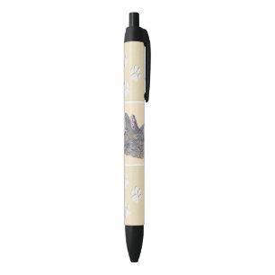 Belgian Tervuren Painting - Cute Original Dog Art Pen