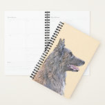 Belgian Tervuren Painting - Cute Original Dog Art Planner<br><div class="desc">Belgian Tervuren dog portrait, original painting. We specialize in cute and funny original art. Buy this for yourself or as a great gift for your Belgian Tervuren 1 loving friends. Be creative - click on CUSTOMIZE to add/remove/change text, resize the picture, change colors or anything else the customization tool will...</div>