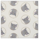 Belgian Tervuren Shepherd Mahogany Painting Art Fabric