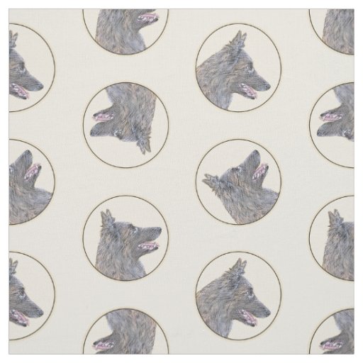 Belgian Tervuren Shepherd Mahogany Painting Art Fabric