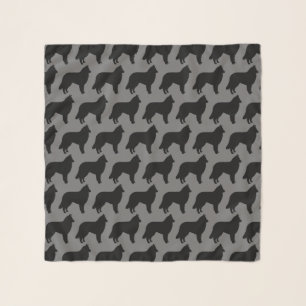 Belgian Tervuren Silhouettes Pattern Scarf