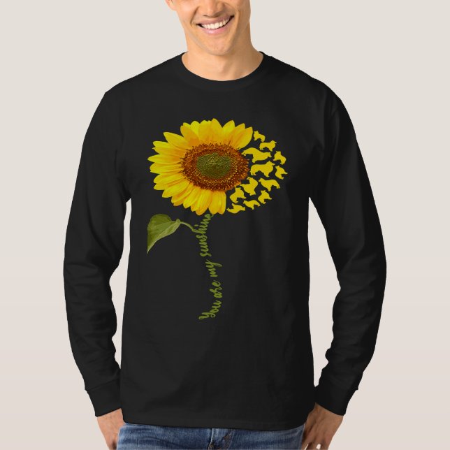 Belgian Tervuren Sunflower T-Shirt (Front)