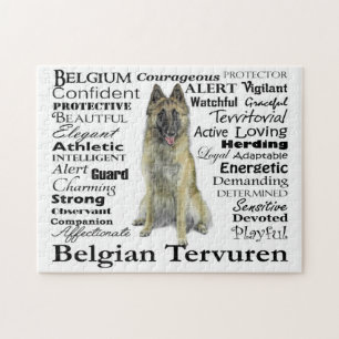 Belgian Tervuren Traits Puzzle