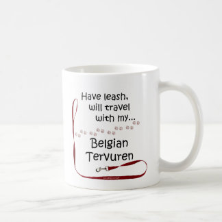 Belgian Tervuren Travel Leash Coffee Mug