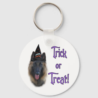 Belgian Tervuren Trick Keychain
