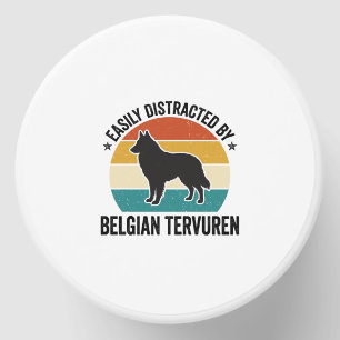 Belgian Tervuren Vintage Dog Lover Shirt Design_1 Mini Candle Favors