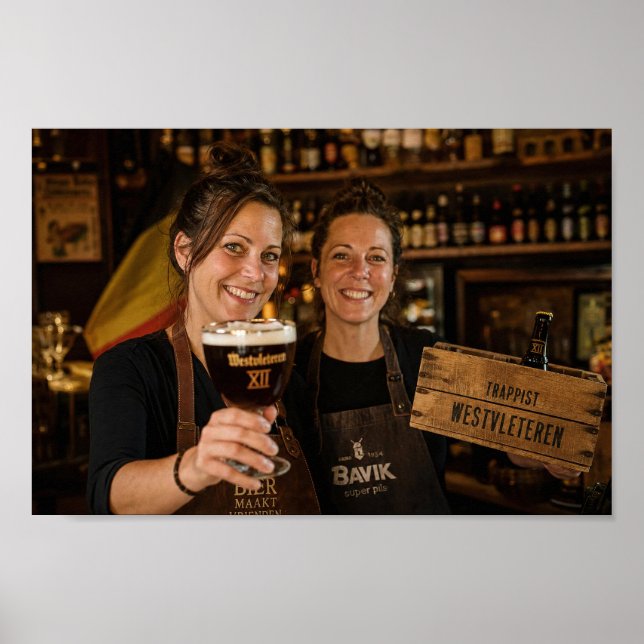 Belgian Trappist Barmaids Toast Poster (Front)