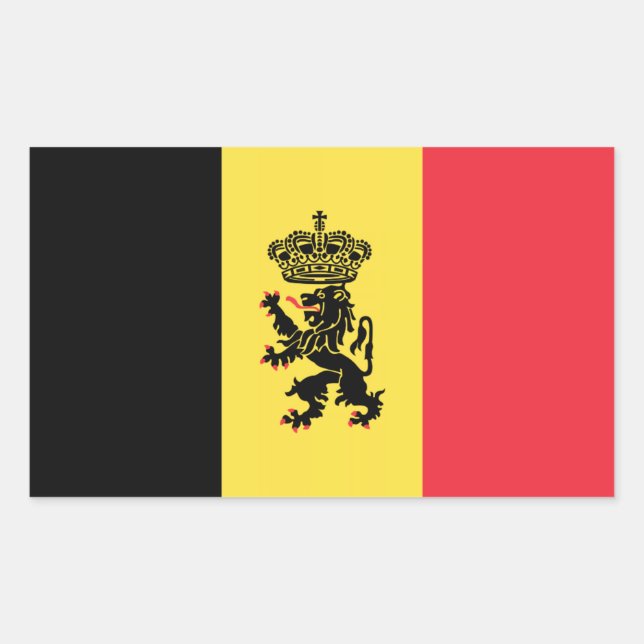 Belgian variant flag Stickers (Front)