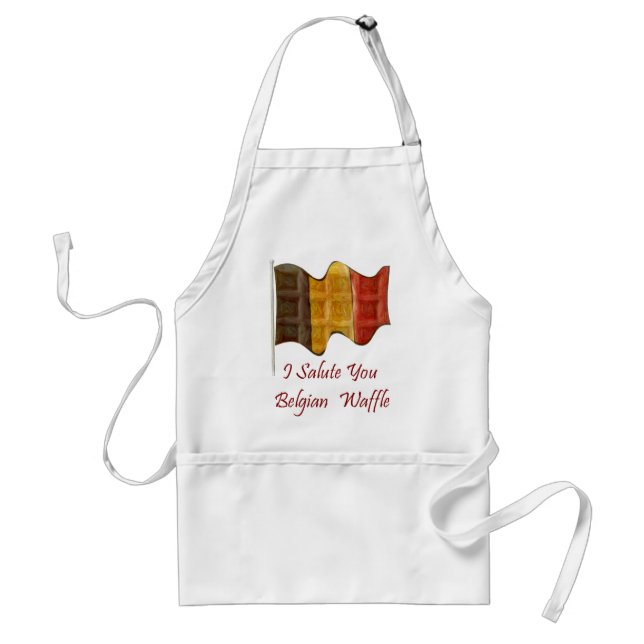 Belgian Waffle Adult Apron (Front)
