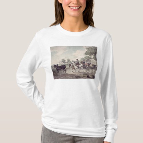 Belgian Wagon conveying Wounded from the Field T_Shirt