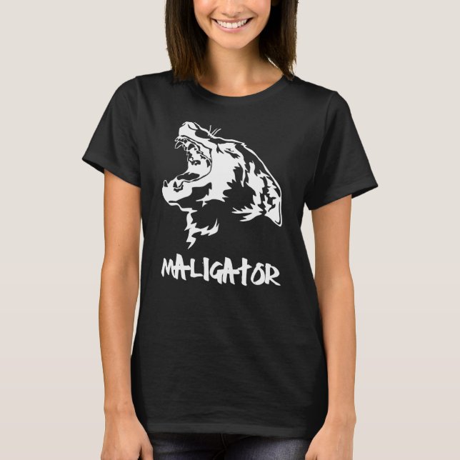Belgion Malinois Dog Owner Maligator T-Shirt (Front)
