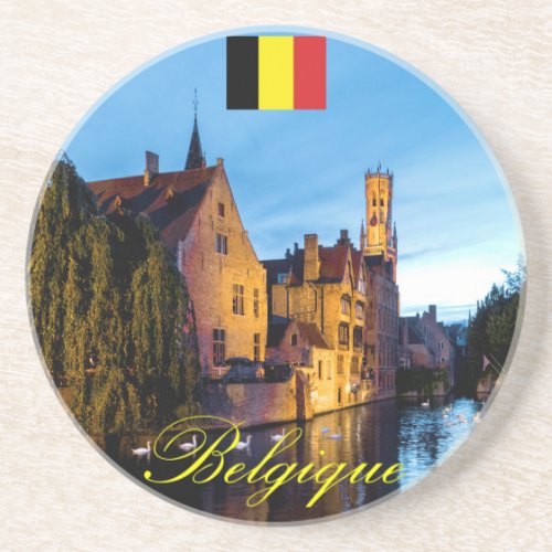 Belgique Medieval Bruges _ Pro Photo Coaster