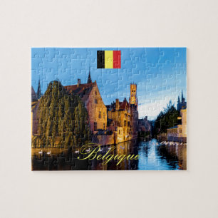Belgique Medieval Bruges - Pro Photo Jigsaw Puzzle
