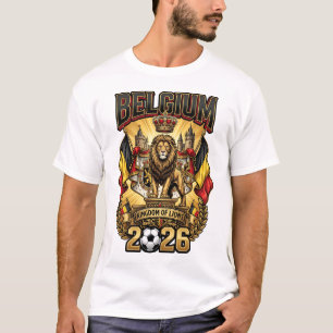 Belgium 2026 Personalized Football Fan T-Shirt