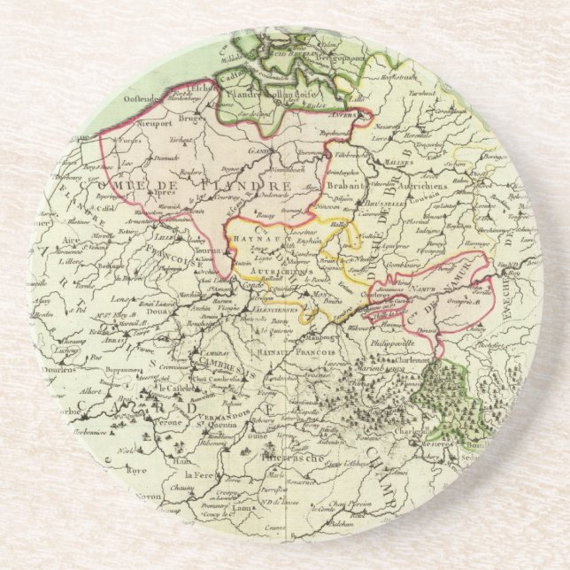Belgium 3 drink coaster (Front)