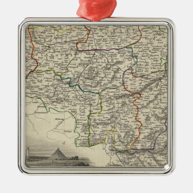 Belgium 3 metal ornament (Front)