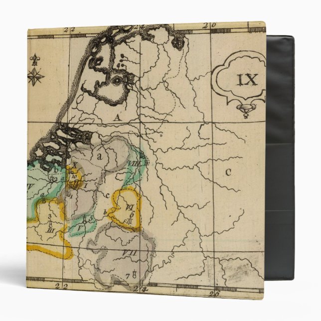 Belgium 3 Ring Binder (Front/Inside)