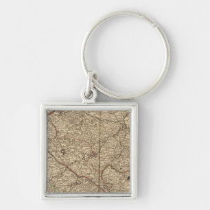 Belgium and France Keychain