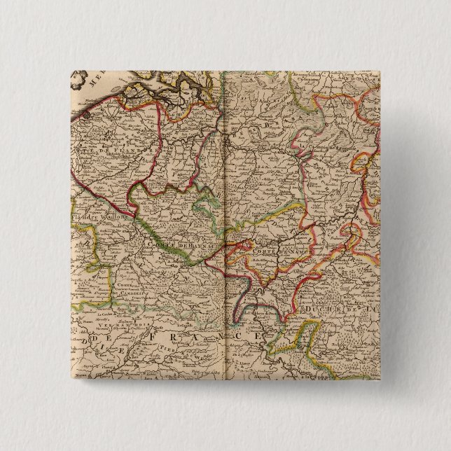 Belgium and Luxembourg Button (Front)