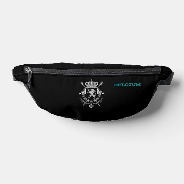 Belgium bag, Belgian coat of arms / flag Fanny Pack (Lay Down)