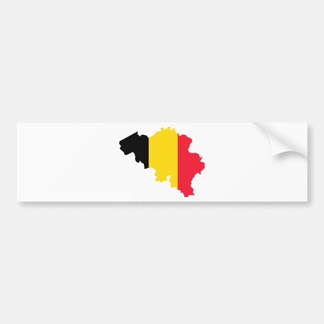 Belgium BE Bumper Sticker (Front)