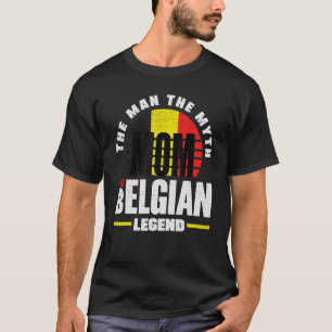 Belgium Belgian Belgium Flag Mother T-Shirt