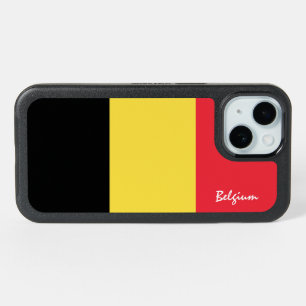 Belgium & Belgian Flag fashion, travel /sport iPhone 15 Case