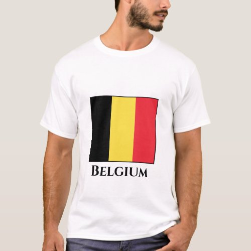 Belgium Belgian Flag T_Shirt