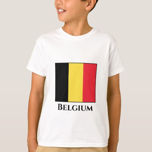 Belgium Belgian Flag T_Shirt