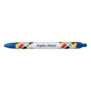 Belgium Belgian Flag Tiled Personalized Pen