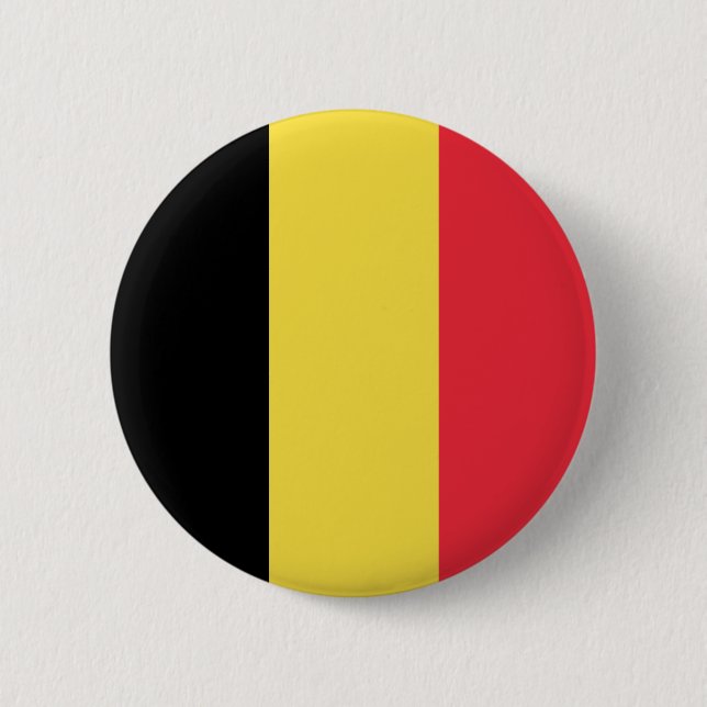 Belgium – Belgian National Flag Button (Front)
