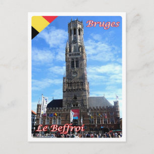 Belgium - Bruges - Le Beffroi - Postcard