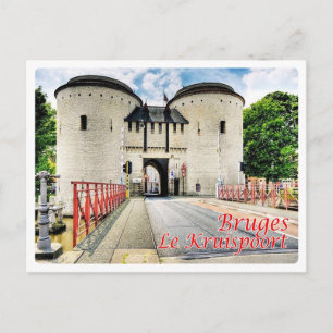 Belgium - Bruges - Le Kruispoort - Postcard