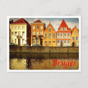 Belgium - Bruges - Le Maisons - Postcard
