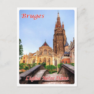 Belgium - Bruges - L'Eglise Notre Dame - Postcard