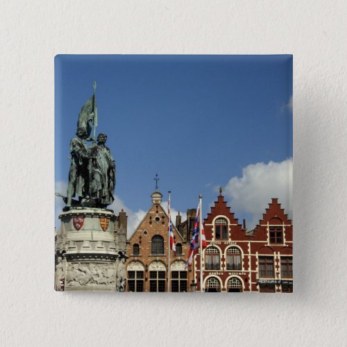 Belgium Brugge aka Brug or Bruge UNESCO Button
