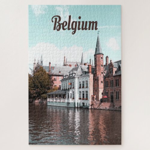 Belgium Brussels Canal Jigsaw Puzzle