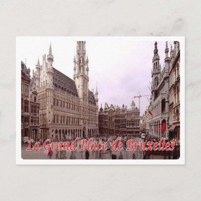 Belgium - Bruxelles - La Grand-Place de Bruxelles- Postcard (Front)