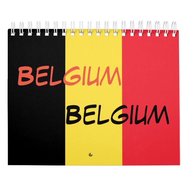 Belgium Calendar (Cover)