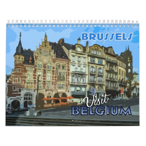 Belgium Calendar 2023 from serie Visit