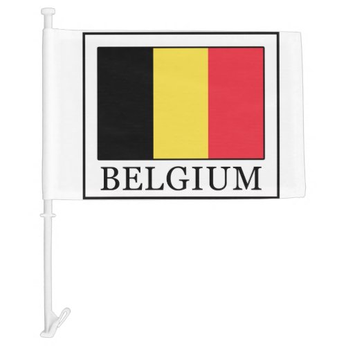 Belgium Car Flag