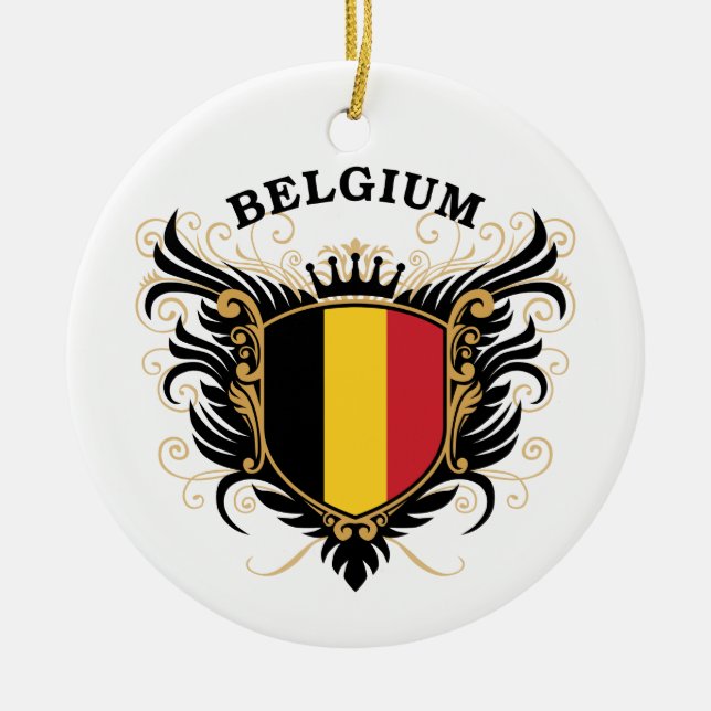 Belgium Ceramic Ornament (Front)