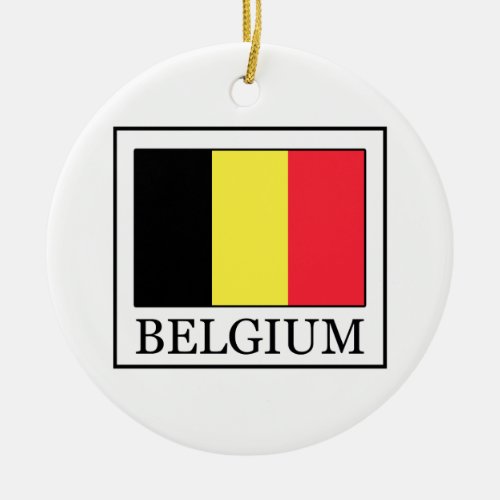 Belgium Ceramic Ornament