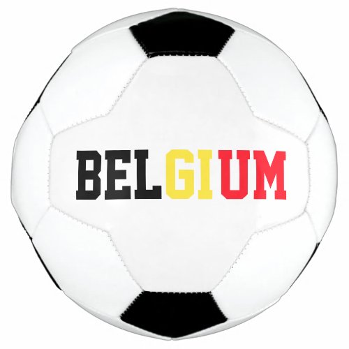 Belgium Champion Soccer Ball Belgian Flag Colors