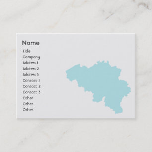 Belgium - Chubby Business Card